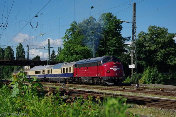 Rheingold Nostalgie-Bodensee-Schweiz-Express: Köln-Lindau am 18. Juni 2015, Lindau-Köln am 24. Juni 2015 