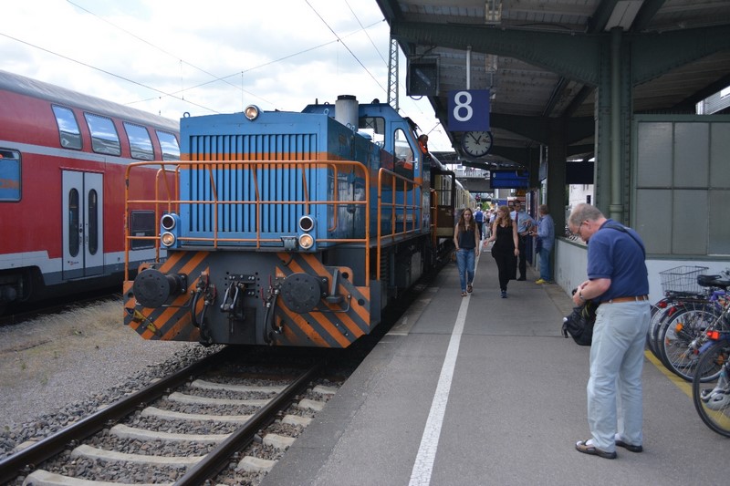 Rheingold Nostalgie-Elsass-Kaiserstuhl-Express: Fahrt nach Breisach am 25. Juni 2017